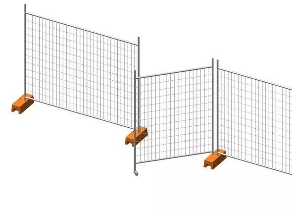 3.5mm Temporary Steel Fencing Standard Building Event Panel Construction Mobile