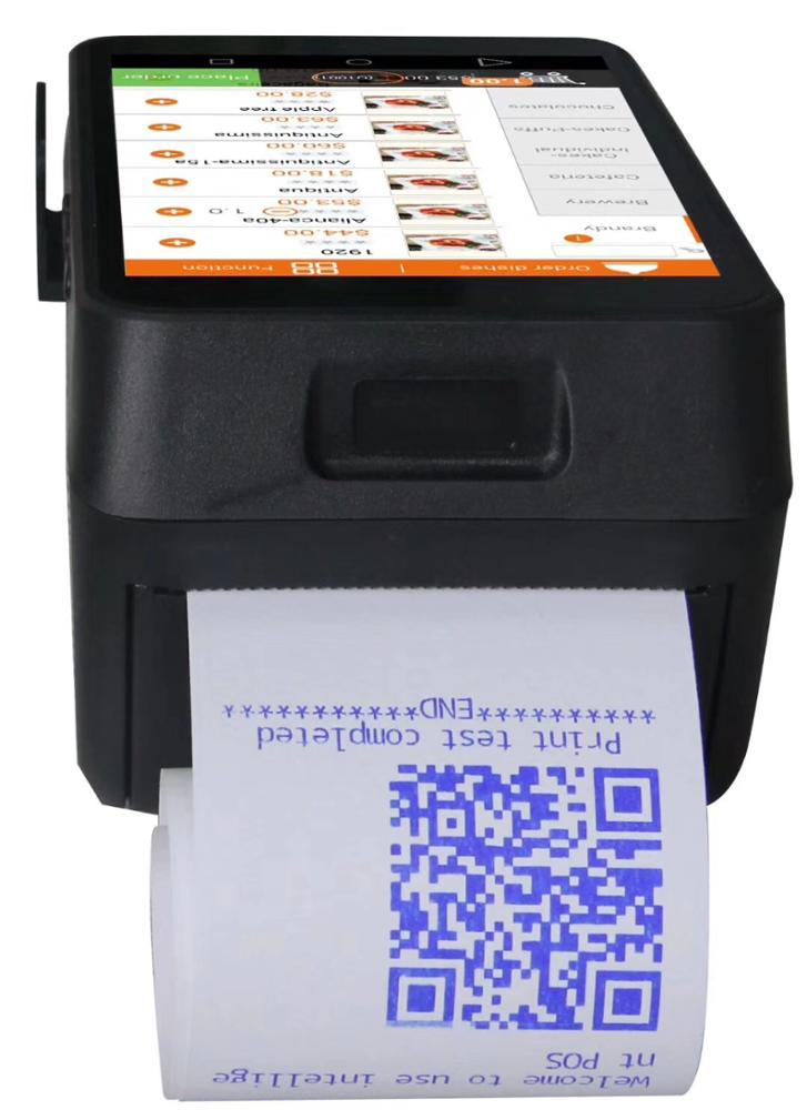 Main Display 5.5inch IPS HD720P Android POS Terminal with Touch Screen and Printer
