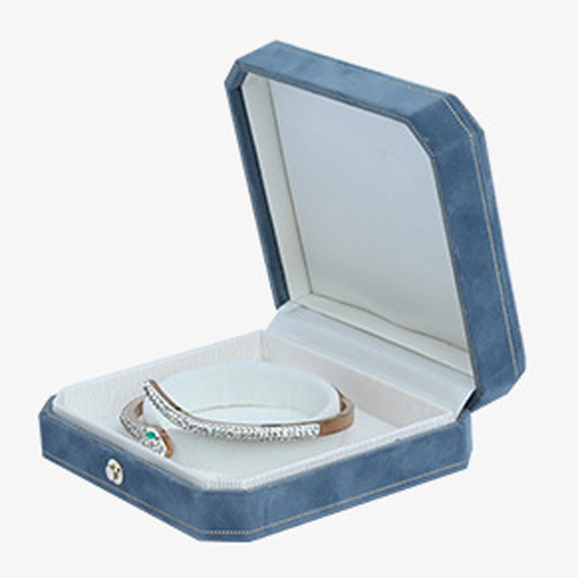 Custom Leather Jewelry Packaging Box For Necklace Earrings Rings Bracelets