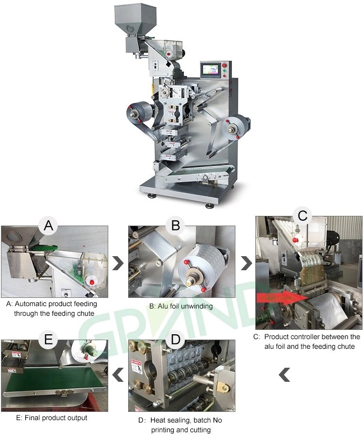 Effervescent Tablet Packing Strip Making Machine , NSL-350B Strip Sealing Machine