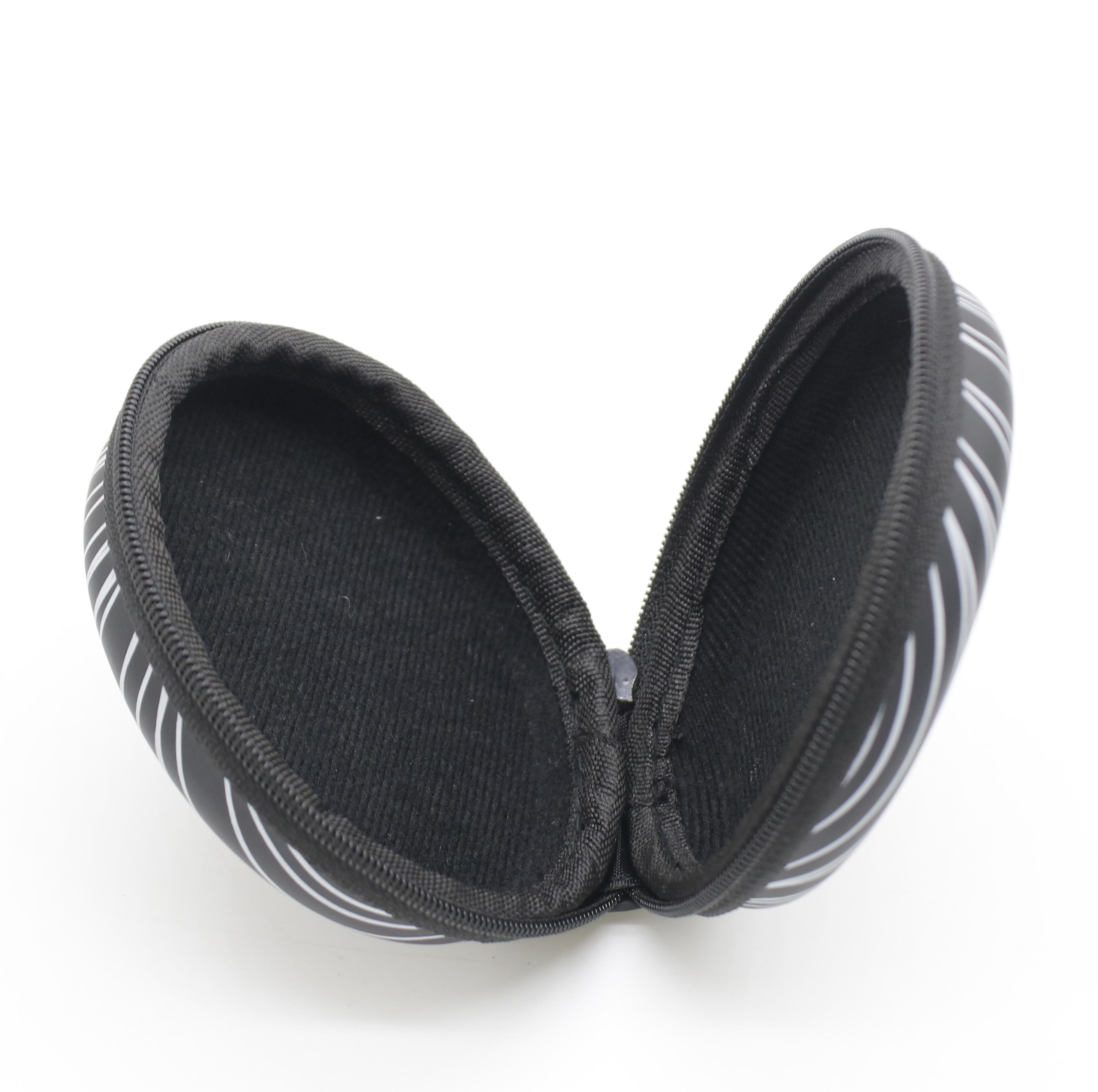 75 Degree EVA Headphone Carrying Case Round With Zipper