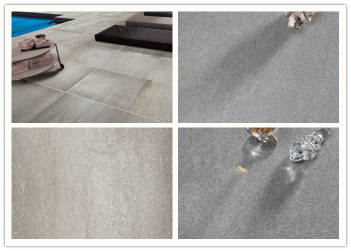 60 X 60 Cm Stone Look Bathroom Tiles Absorption Rate Less Than 0.05% Indoor Porcelain Tiles