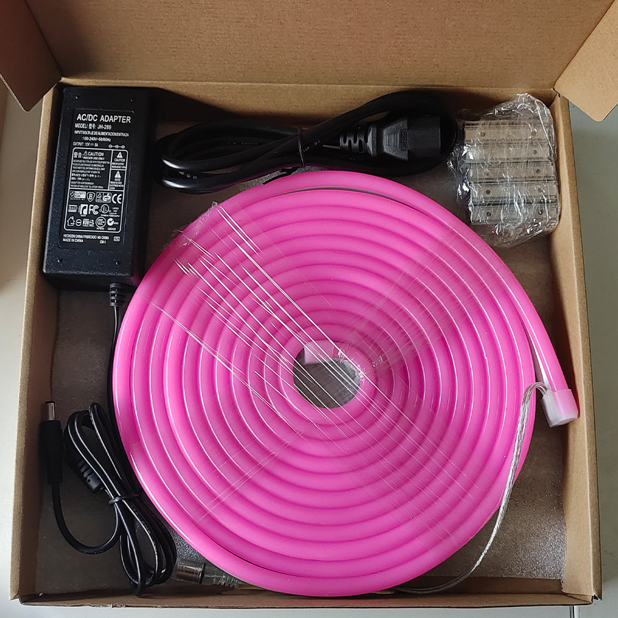 2.5cm Cutting IP67 LED Neon Rope Light 12V No Fragile Flexible Led Rope Light