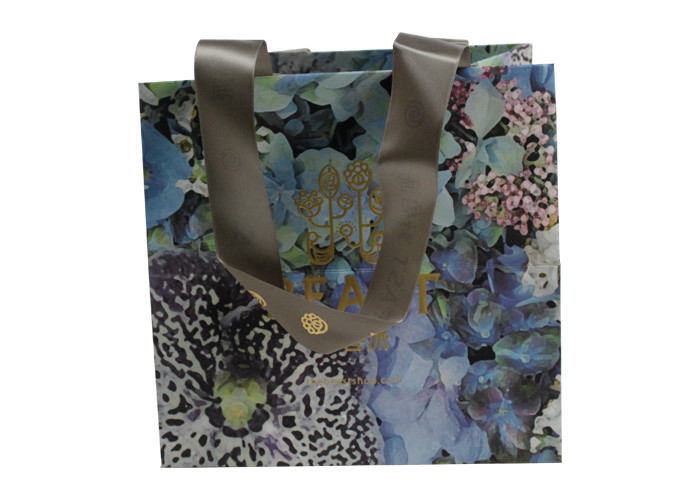 Luxprinters Hot Stamping Gift Bag With Handles Glossy / Matt Lamination