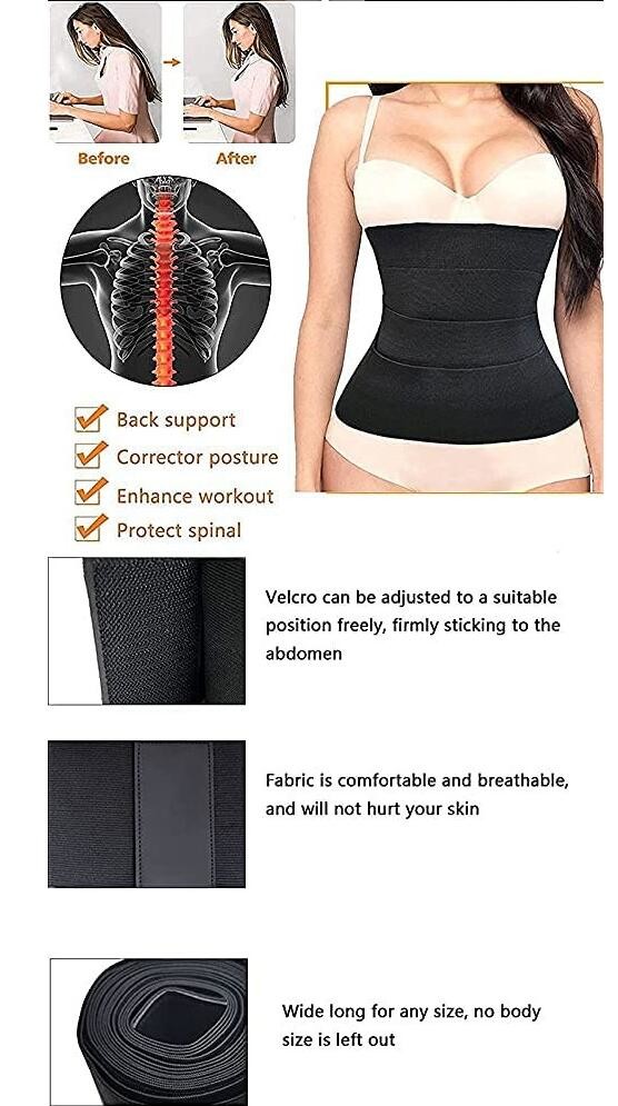 Neoprene Invisible Wrapping Waist Training Shaper For Body Weight Loss
