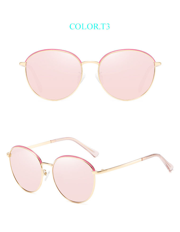 Retro Summer TAC UV400 Protection Sunglasses Metal Women Men Polarized