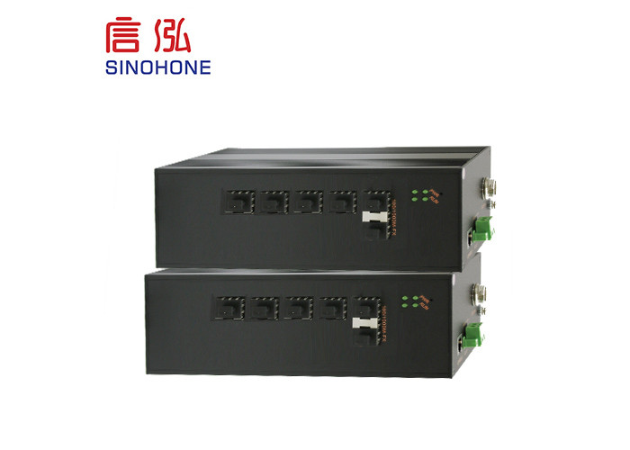 All Optical Ethernet 6 Port 100M / 1000M Gigabit Industrial Switch Support PTN