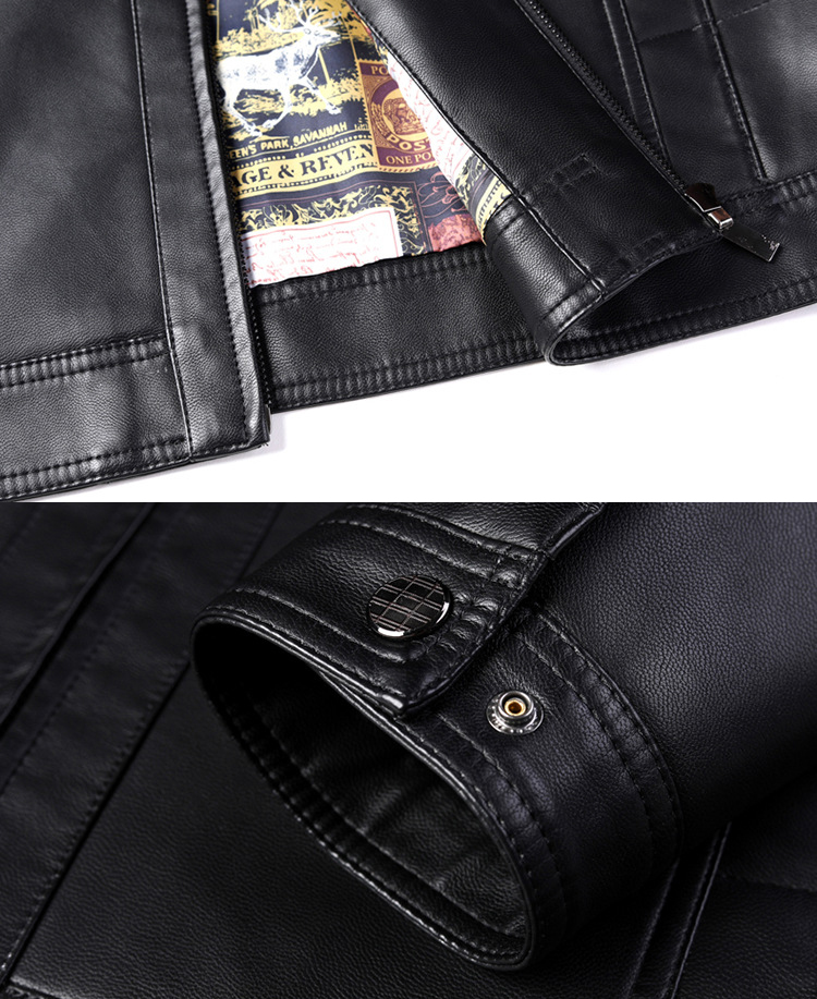 Winter Vintage Ceket Utility Chaquetas Rectas Para Motosiklet Para Hombre Hombre Coat Pu Leather Jacket