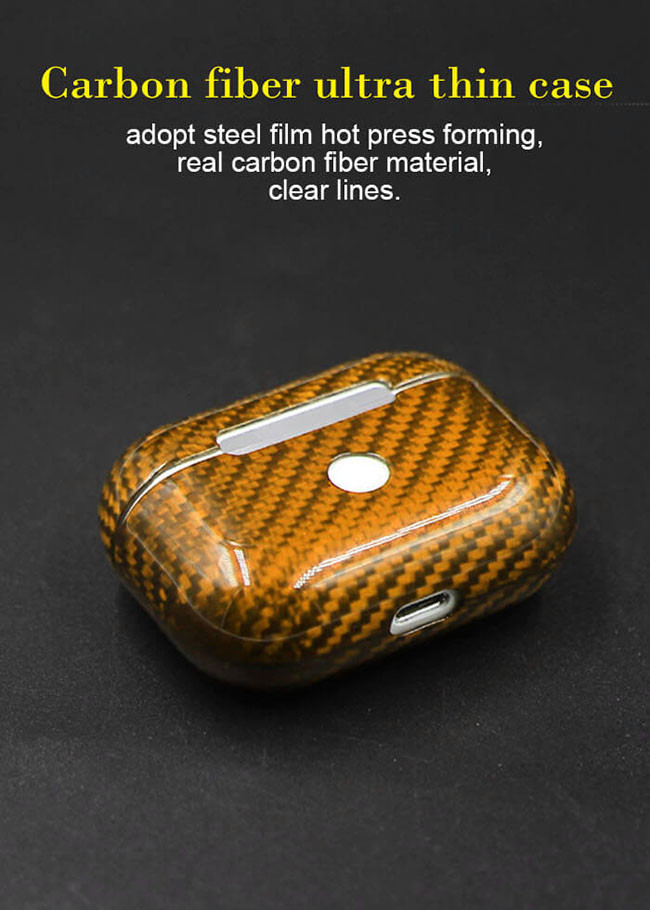 Ultra Thin Sweat Proof Apple Airpods Carbon Fiber Case