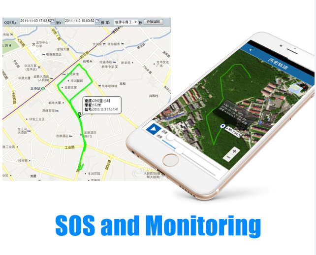 Phone sim card gsm gprs tracker with free apps from google play store/voice vibration sens