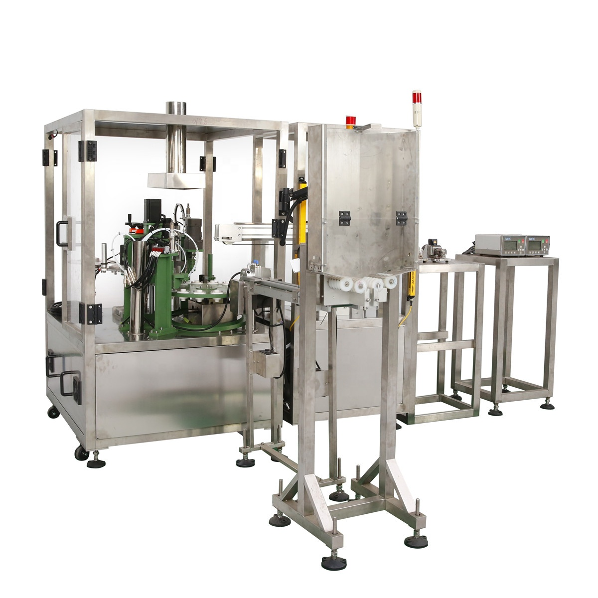 Automatic Rotated Type Liquid Bottle Filling and Capping Machine with 3000*2000*1800mm