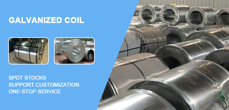 Z10-Z29 Coating Dx51d Dx52d Dx53d Galvanized Steel Coils 0.3 0.7 mm for Cold Rolled Based Technique and Custom Design