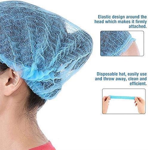 S&J Disposable non woven PP medical bouffant clip cap / non woven nurse caps