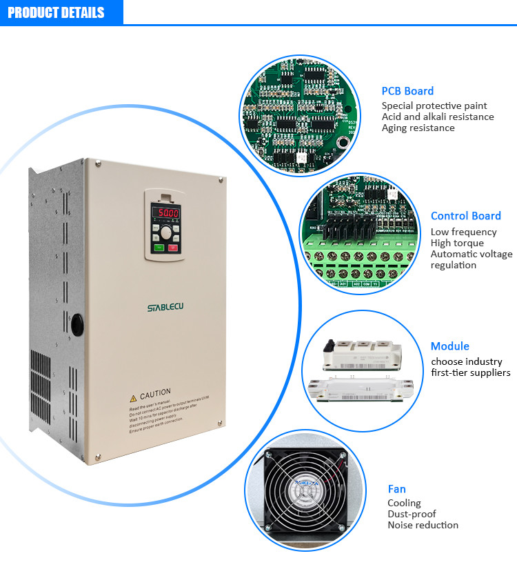 37KW​ AC To AC Frequency Converter , 50HZ To 60HZ Power Frequency Inverter