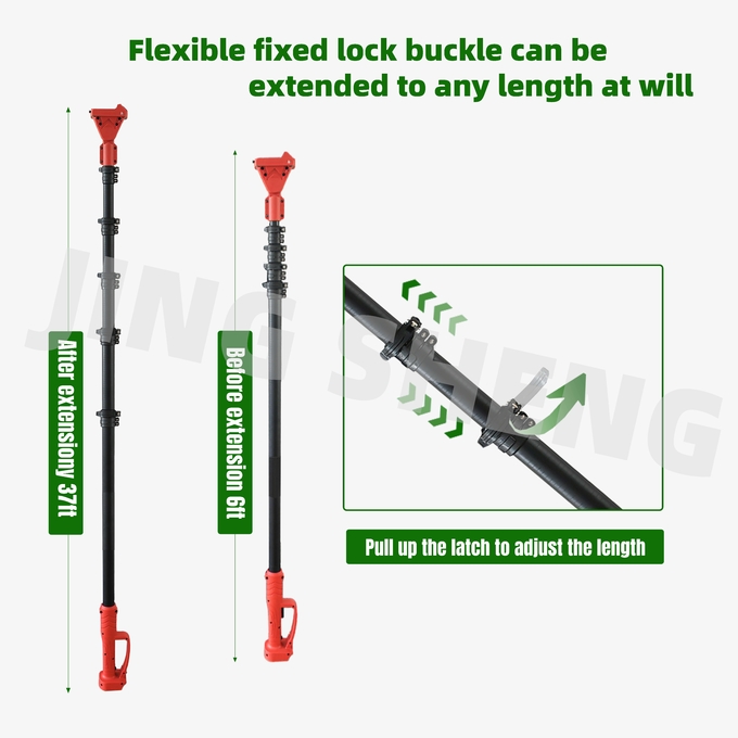 18FT Telescopic Electric Pole Chain Saw for Commercial Landscaping Battery Powered 2-Year Warranty 4