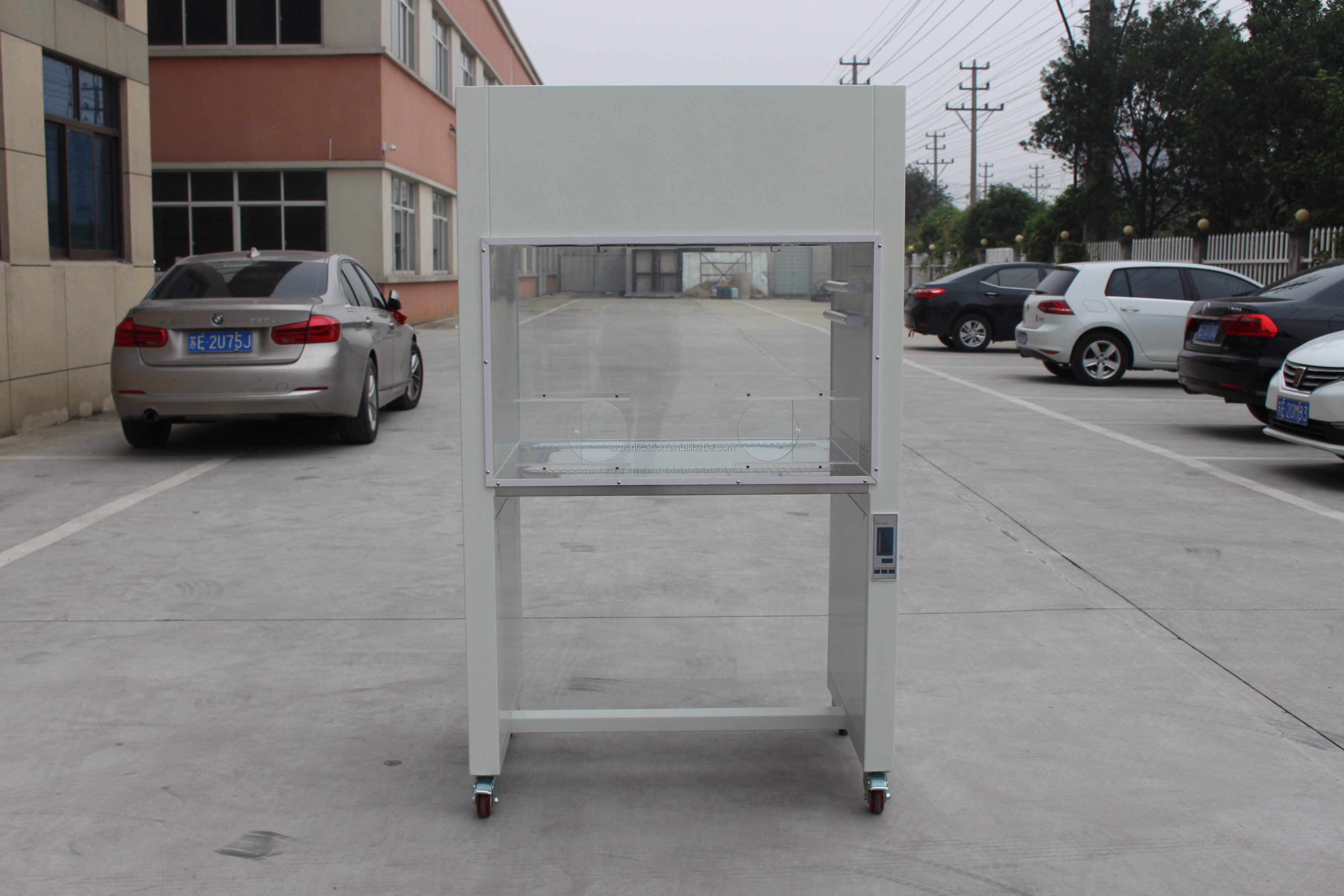 99.99% 0.3um Cleanroom Equipment Biological Safety Hood Customizable Laminar Flow Hood For Food Shop