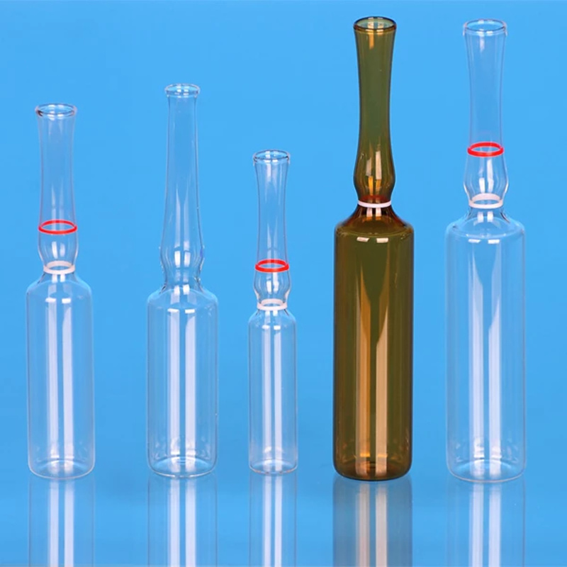 Cheap 1ml 2ml 5ml 10ml ISO Standard Ybb Standard USP Type 1 USP Type 2 Glass Ampoule OPC Neutral Borosilicate Glass Ampoules