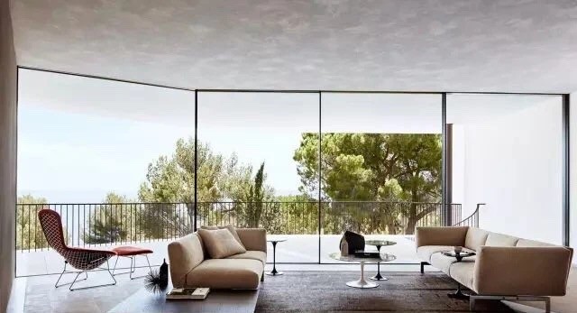OEM 1.4mm Horizontal Fixed Floor Aluminium Alloy Windows