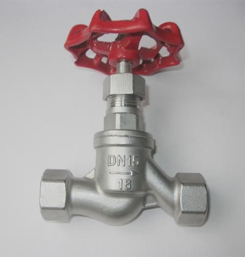 DIN Female S Type Threaded stainless steel globe Valve 200 WOG / SS Globe Valve/NPT globe valve/