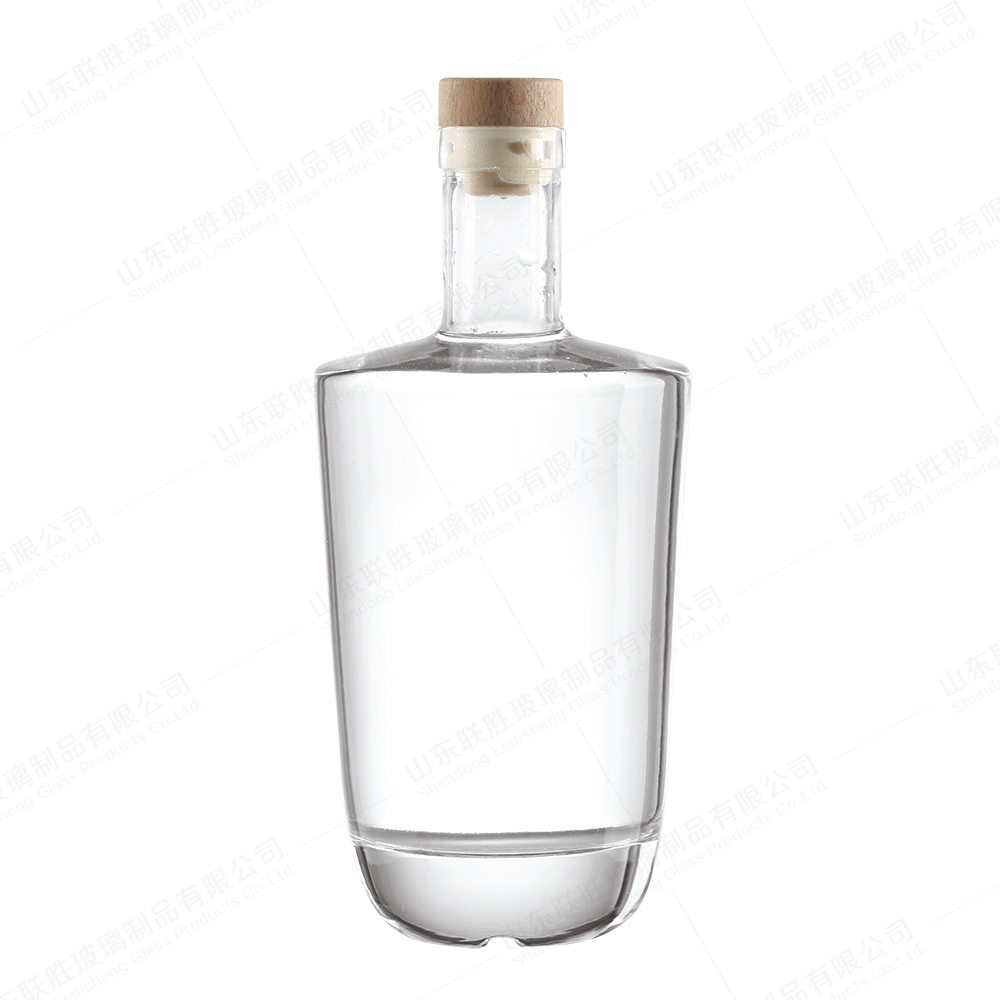 High Flint 100ML 500ML 750ML Glass Bottle for Beverage Fruit Juice Wine Liquor Drinking