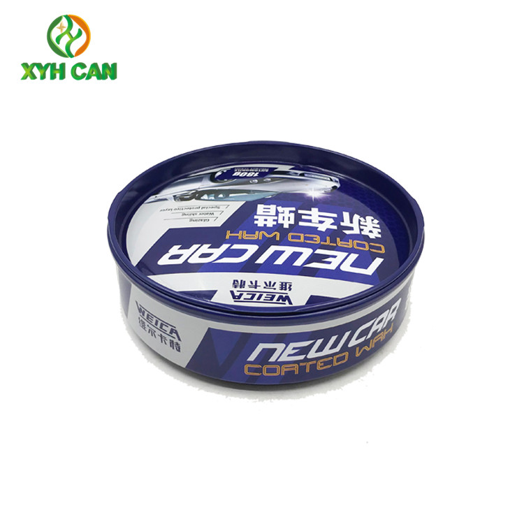 Wax Tin Can Custom Printed Tin Containers 6 Oz For Car Polish Wax