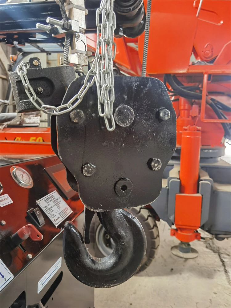 High Quality Mobile Electric Mini Knuckle Boom Spider Crane Basket 5ton Price