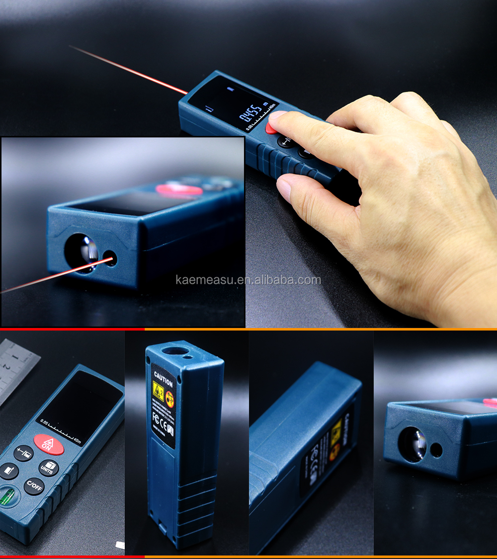 High Precision Mini Portable Handheld Rangefinders Laser Distance Meter for Indoor Decoration