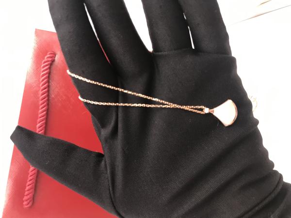 brand jewelry gold necklace 18kt gold with white gold or yellow gold or pink