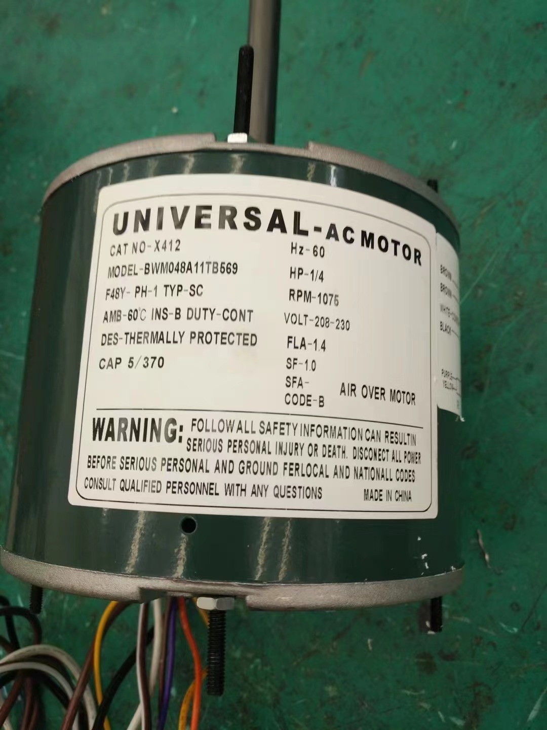 UNIVERSAL- AC MOTOR CAT NO-X412 BWM048A11TB569 Cast Iron PM Sany Zoomlion Concrete Pump Truck Spare Parts