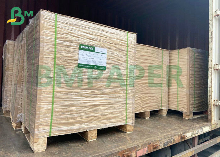 90cm Roll 250g 300g White Coated Brown Kraft Board For Food Packaging Box 