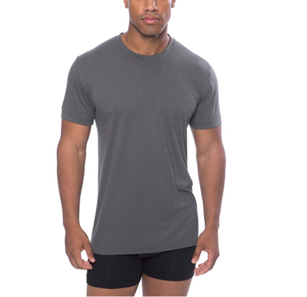 Customized Blank V Neck Bamboo T Shirt XXS - XXXL Size Anti Wrinkle