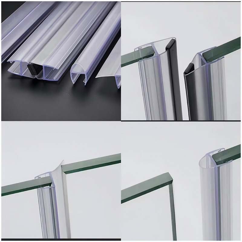 Surface Smooth Shower Screen Seal Strip Erosion Resistant Easy Installation