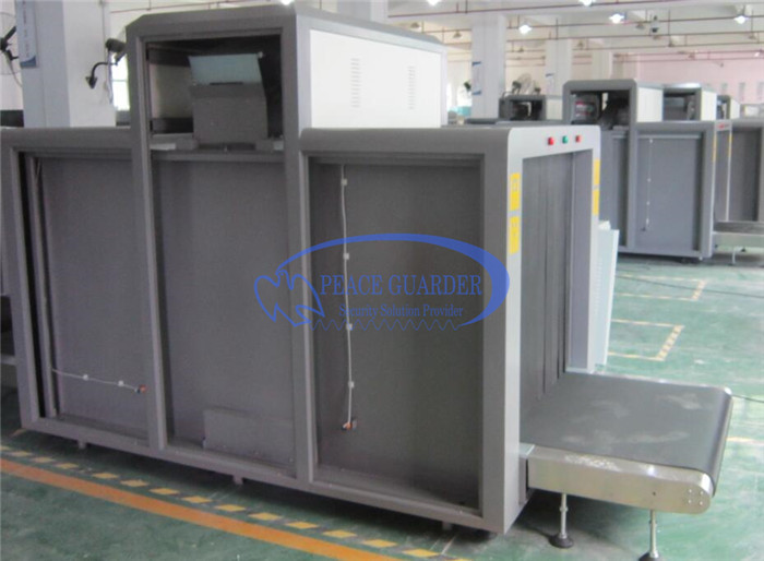100*80 Cm L-Shape Generator X Ray Luggage Scanner With Free Handheld Metal Detector