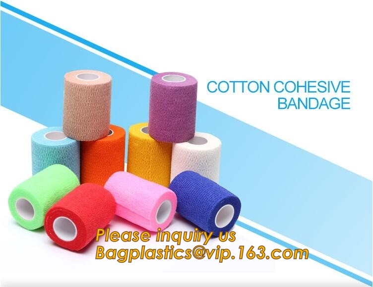Sports medical elastic adhesive bandage strip linear Tensoplast cotton compression bandage,Athletic Tape Nonwoven Latex