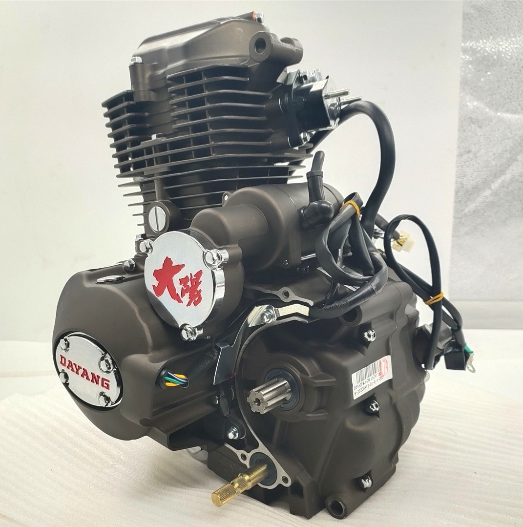 Electric / Kick 150cc DAYANG Motorcycle Engine Assembly Single Cylinder Four Stroke Style