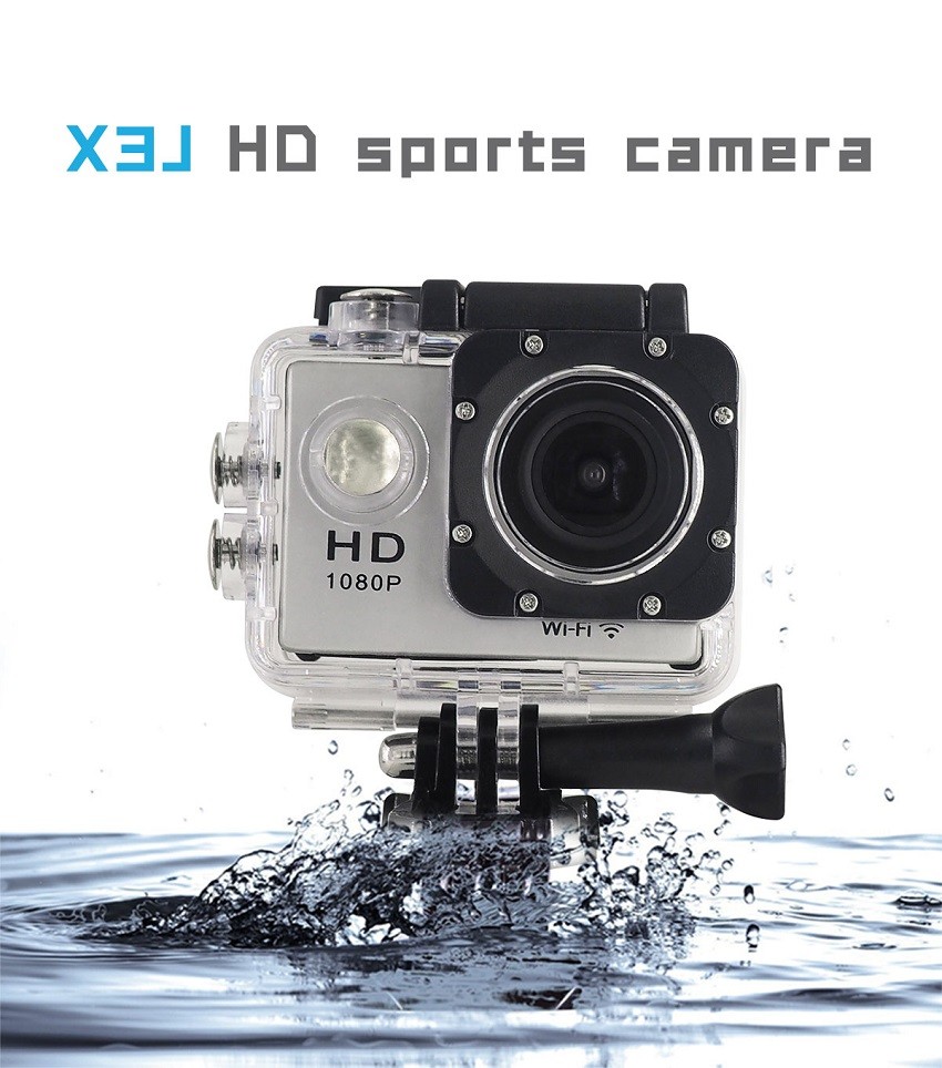 120 Degree 4g 1080p Sports Cam Waterproof 30m Single Screen Action HD