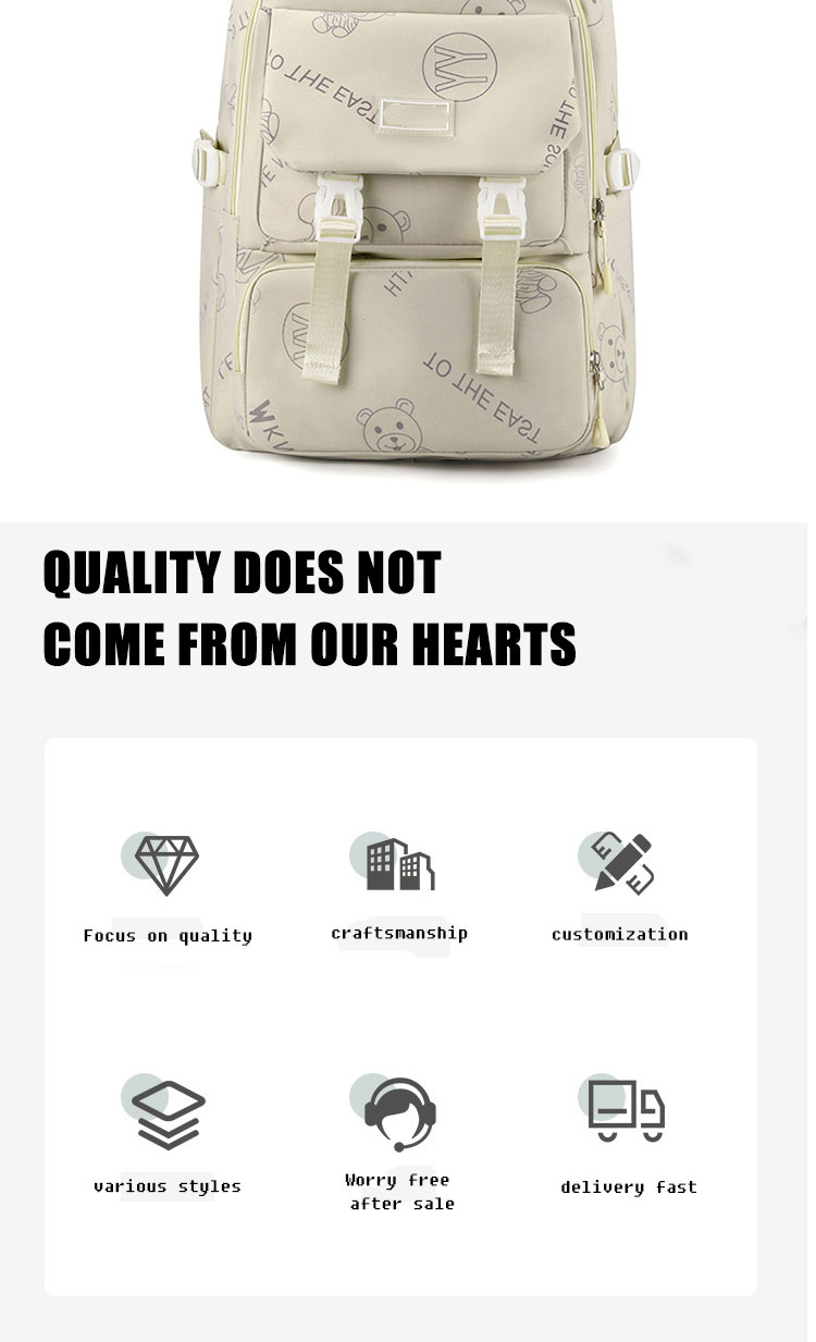 OEM ODM Women Large Capacity Casual Sports Bag Middle School Students Backpack