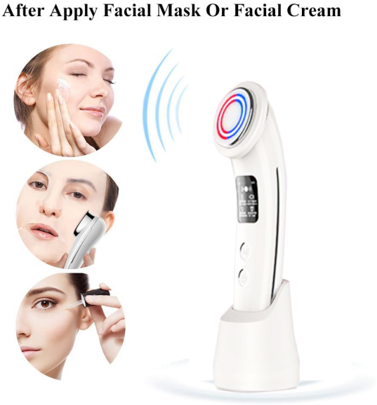 Radio Frequency Facial Machine Home Use Touch Beauty Sonic Facial Massage Device
