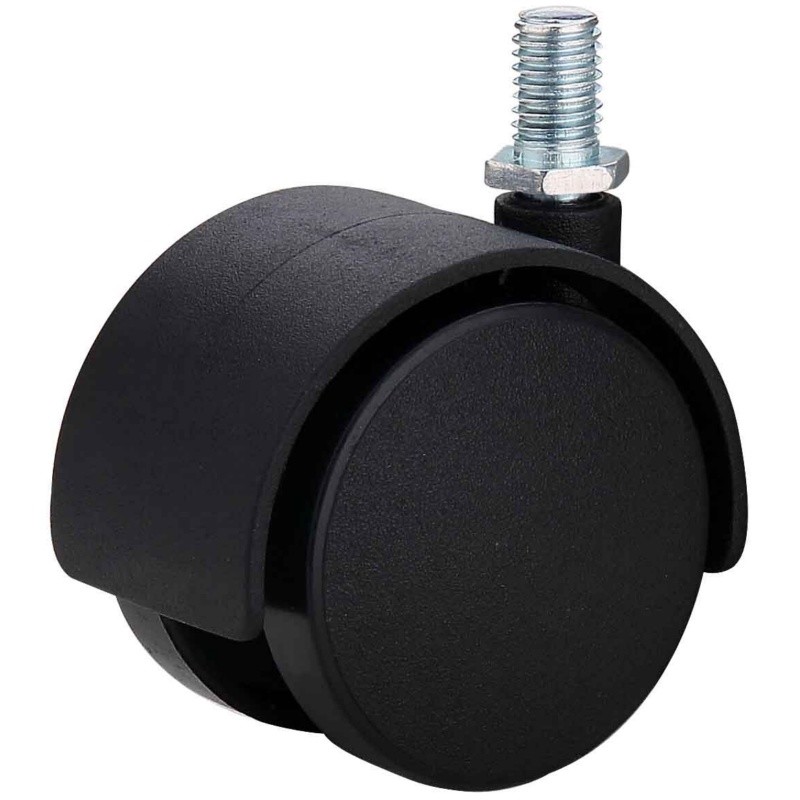 1.5 inch stem twin wheel furniture casters