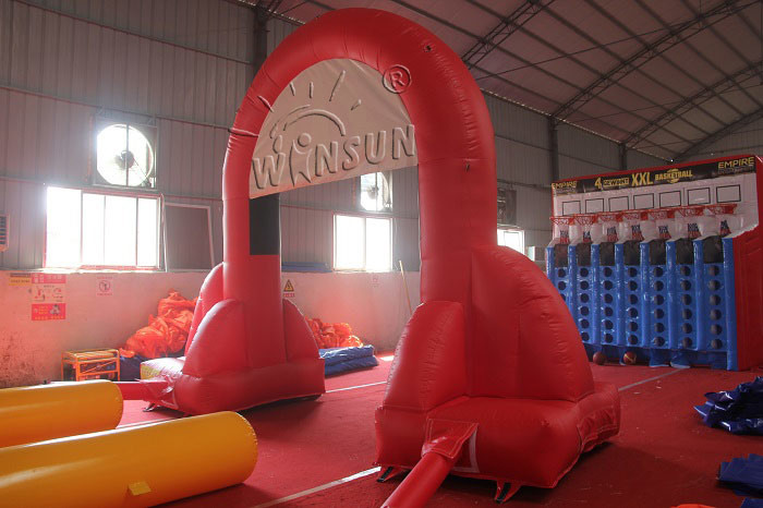Attractive Inflatable Advertising Arch , Environmental Friendly Blow Up Arch