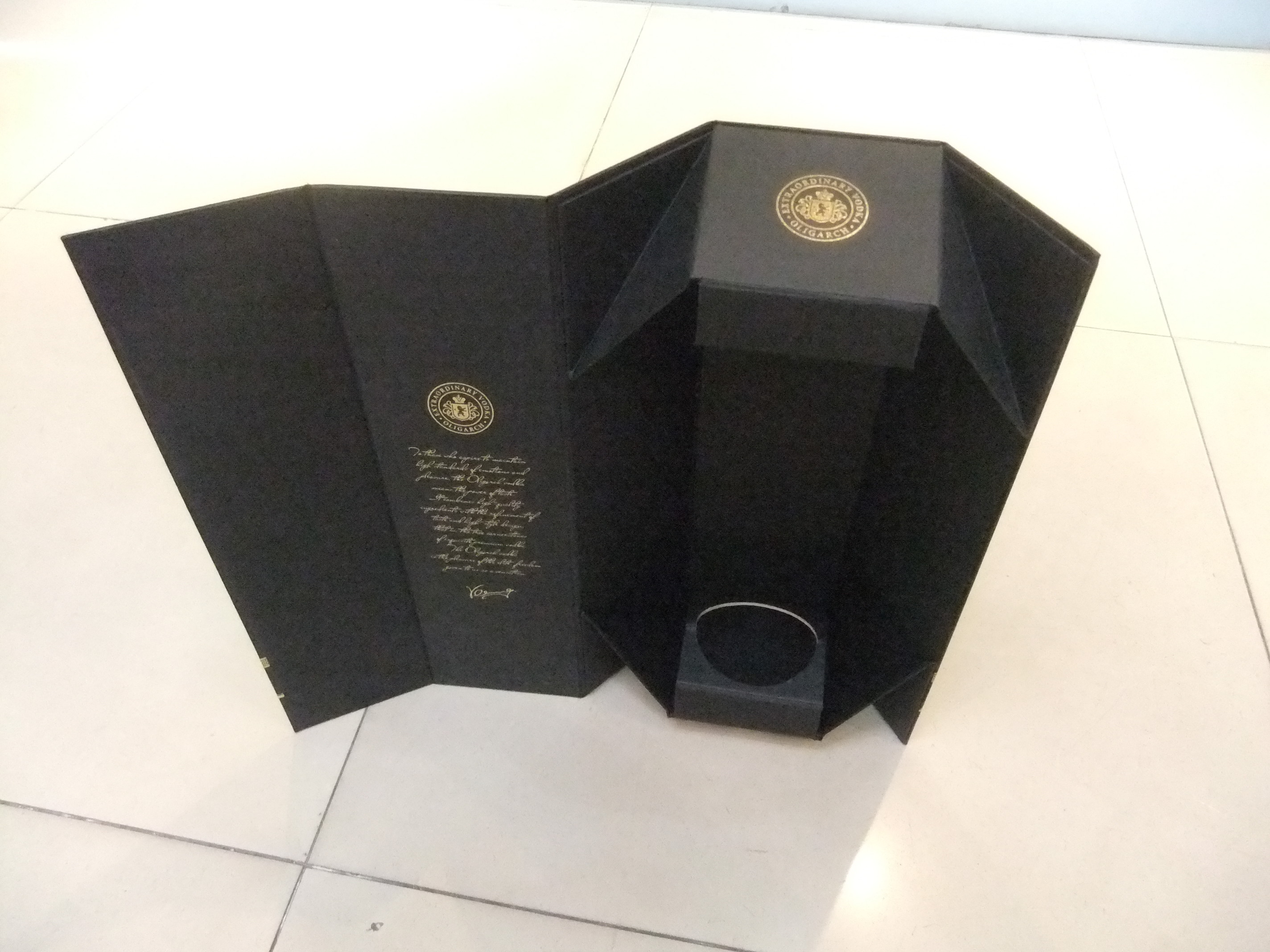 Luxury custom paper box cardboard wine bottle gift packaging box
