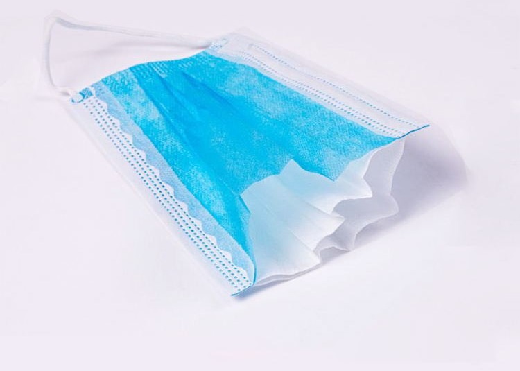 3 Ply Non Woven Breathable Medical Face Mask Blue For Protection