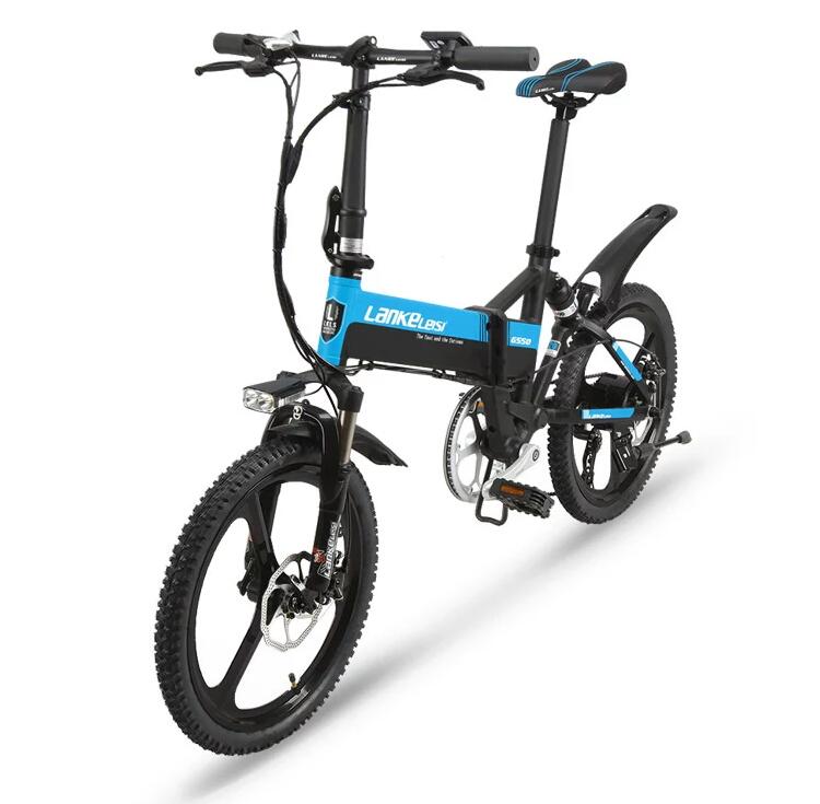 CE Certificate Folding E Bicycle 400W Motor 13AH Intelligent Control System