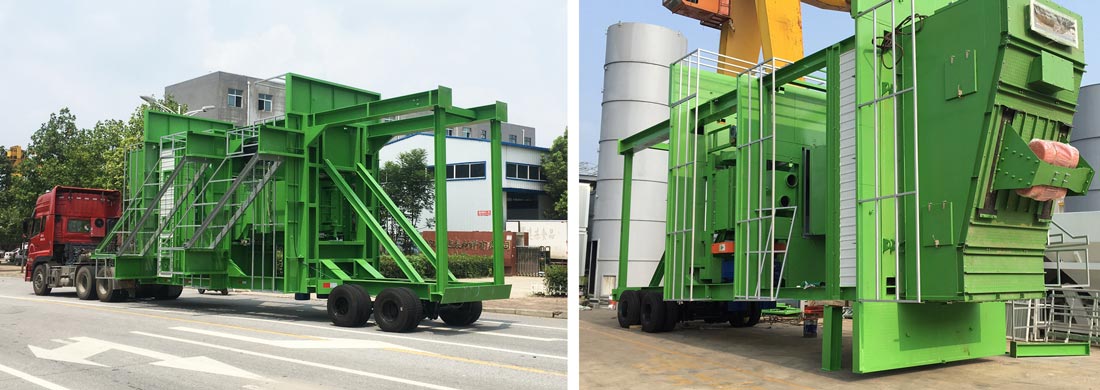 ZAP-M120 Mobile Batch Asphalt Mixing Plant