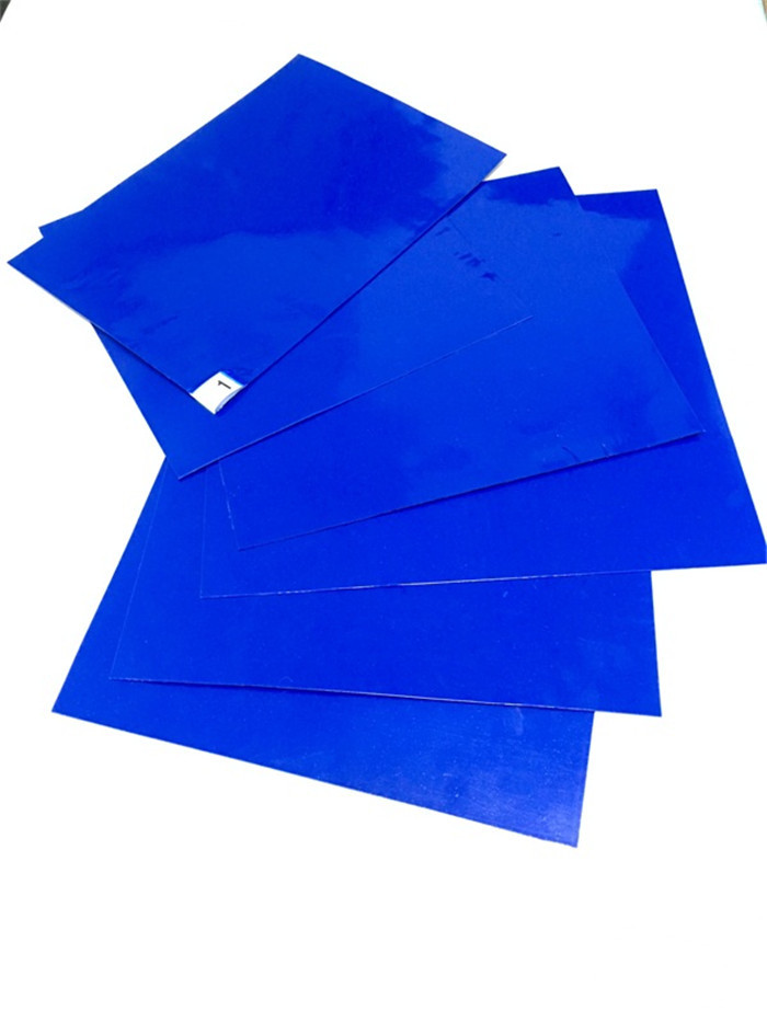 Blue White Disposable PE Cleanroom Sticky Mat 30 layers High Tackiness 18" x 36"
