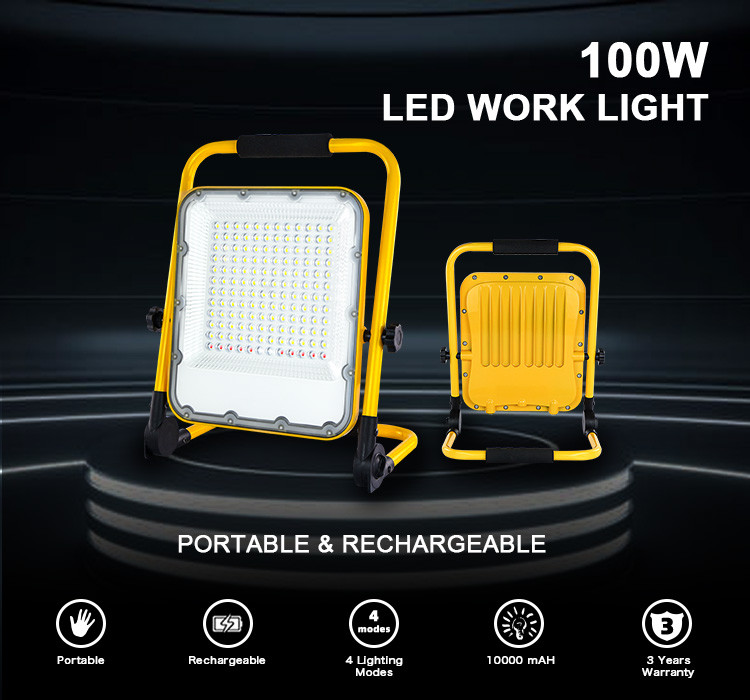 Multi Function 20 W 40 W 12v Portable LED Work Light Replaceable Color Match With Stand