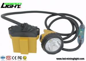 Explosion Proof  IP 68 LED Mining Lamp with Security Cable Light , 28000 Lux Miners Cap Lamp
