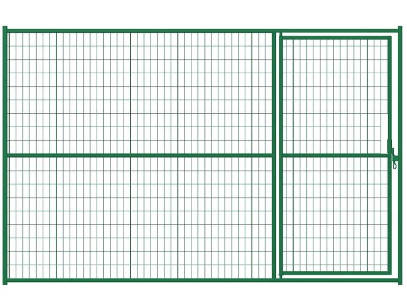 Powder Coated Temporary Mesh Fencing Panels 6ft X 10ft Portable Yellow Green Red For Community Events