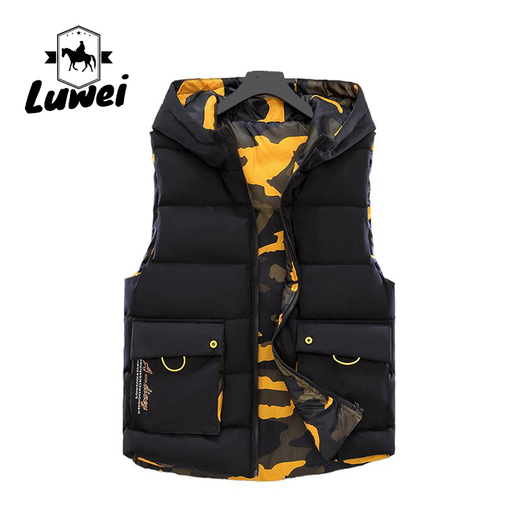 Custom Luxury Top Oversize Compression Outdoour Utility Cycling Climbing Sliming Cotton Hoodie Man Travel Vest