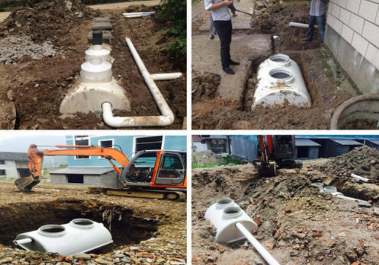 Eco - Friendly Sewage Treatment Equipment Easy Installation SMC Material